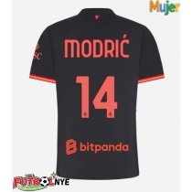 Camiseta AC Milan Luka Modric #14 Tercera Equipación para mujer 2026-27 manga corta